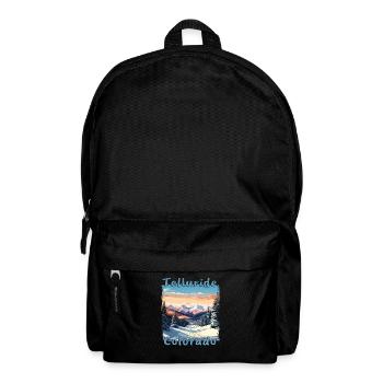 Telluride, Colorado, USA - Ski- und - Rucksack - Schwarz - Vorne
