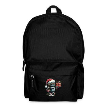 Christmas Robot - Gifts for Santa Claus - Backpack - black - Front