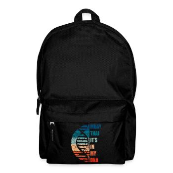 Muay Thai c’est dans mon ADN - Sac à dos - noir - Devant