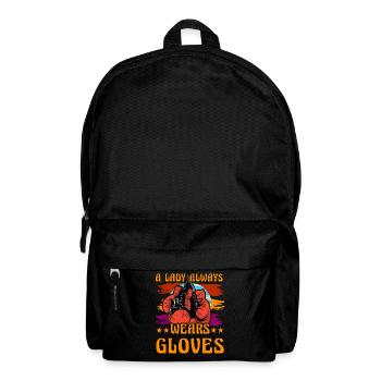 A Lady always wears Gloves - Backpack - black - Front