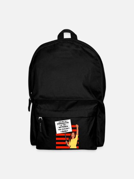 Wir sind die Enkelinnen der Hexen, ihr - Rucksack - Schwarz