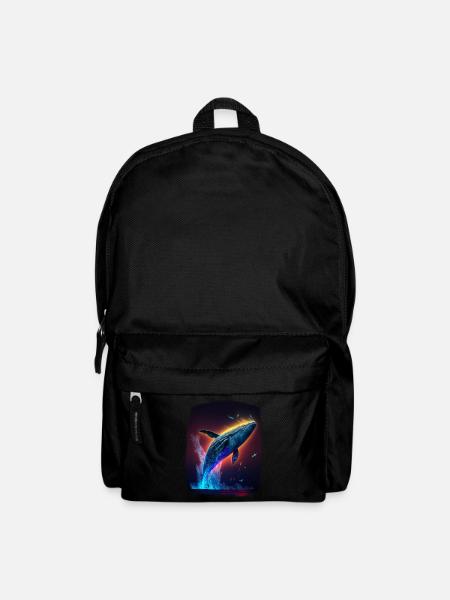 Blauwal - Rucksack - Schwarz