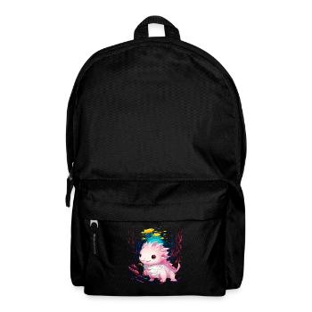 Axolotl - Rucksack - Schwarz - Vorne