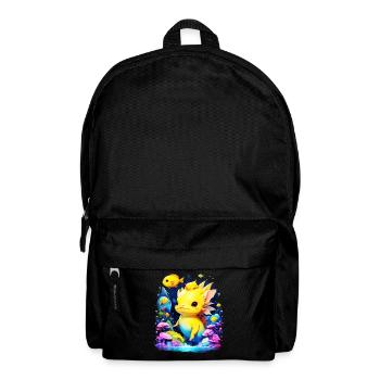 Axolotl - Rucksack - Schwarz - Vorne