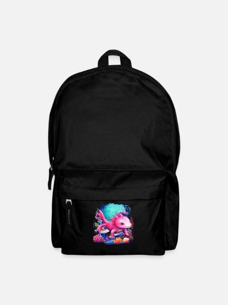 Axolotl - Rucksack - Schwarz