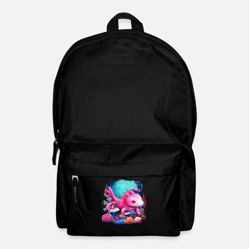 Axolotl - Rucksack - Schwarz