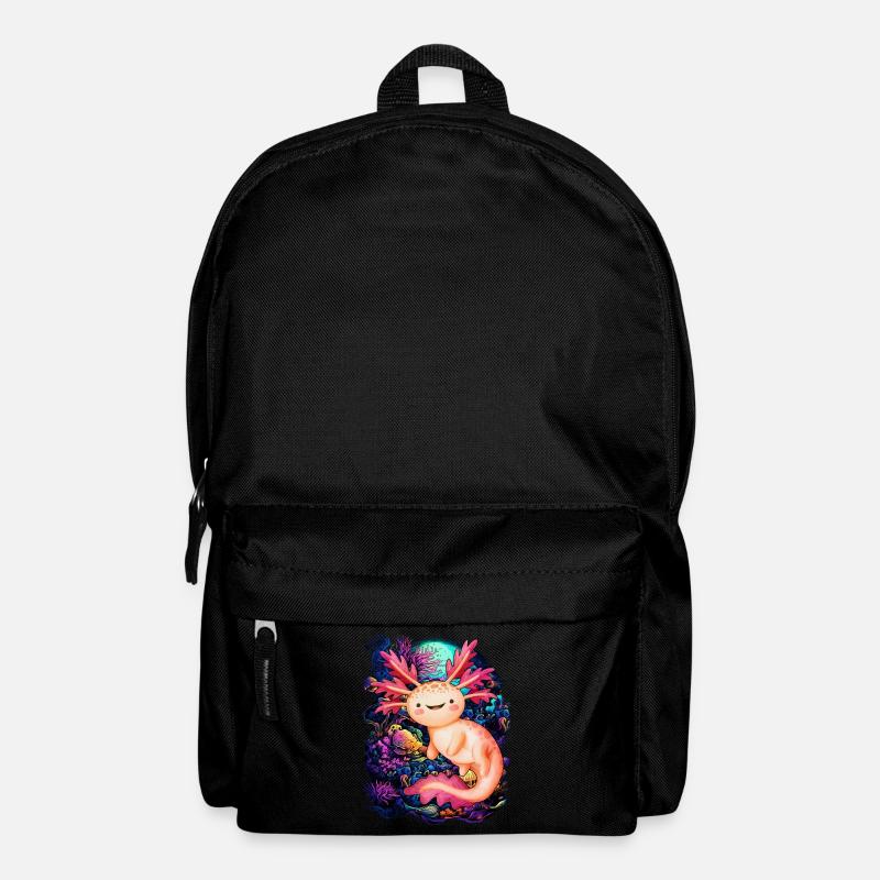Axolotl - Rucksack - Schwarz