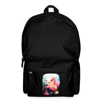 Axolotl - Rucksack - Schwarz - Vorne