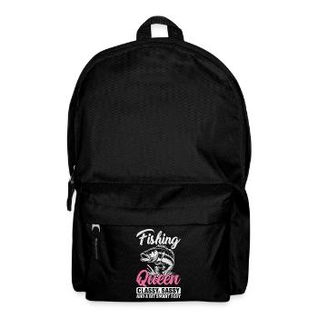 Fishing Queen cassy sassy and a bit sassy - Backpack - black - Front