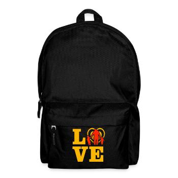 Love Family - Backpack - black - Front