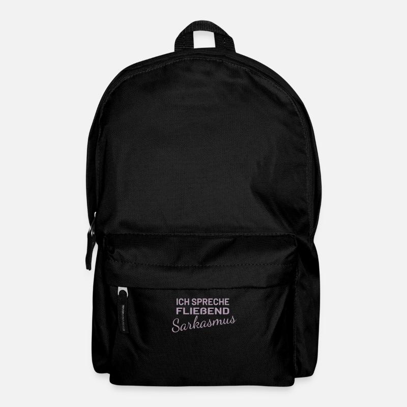 Ich spreche fließend Sarkasmus - Rucksack - Schwarz