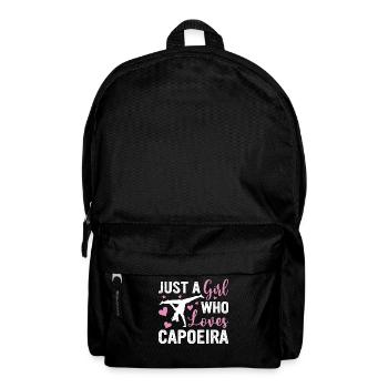 Just a Girl who loves Capoeira - Backpack - black - Front