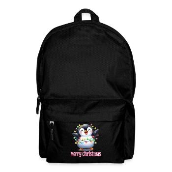 Cute Penguin Christmas Merry Christmas - Backpack - black - Front