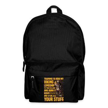 Citation viking - Sac à dos - noir - Devant