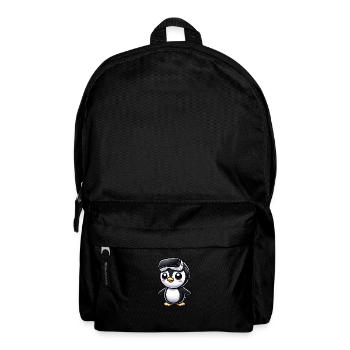 Süßer Pinguin VR Gamer Comic Gaming - Rucksack - Schwarz - Vorne