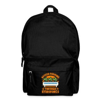 Better Farming through Hydroponics - Backpack - black - Front