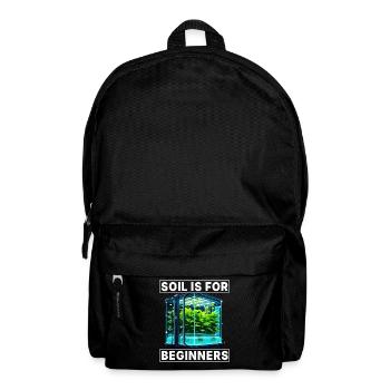 Erde ist für Anfänger - Rucksack - Schwarz - Vorne