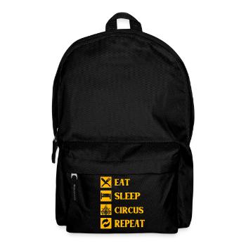 Eat Sleep Circus Repeat - Backpack - black - Front