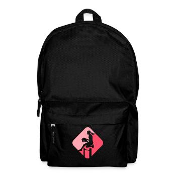 Cheval de loisir - Cheval de loisir - Équitation - Cadeau - Sac à dos - noir - Devant