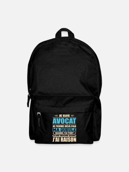 Ich bin Anwalt - Anwalt Humor Geschenk - Rucksack - Schwarz