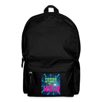 Drücken Sie auf Start! BEEINDRUCKEND! - Rucksack - Schwarz - Vorne
