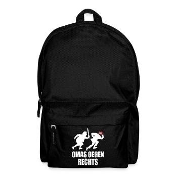 Omas gegen rechts - Rucksack - Schwarz - Vorne