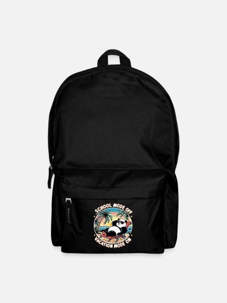 Letzter Schultag Ferienmodus ein - Rucksack - Schwarz