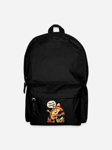 Taco Fiesta mit Gitarre und hispanischem Flair - Rucksack - Schwarz