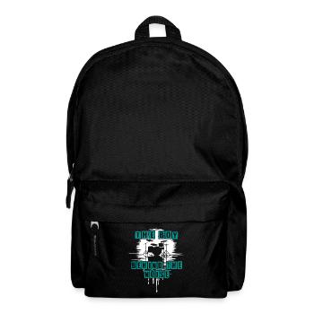 Drummer Boy Schlagzeuger Drumset Silhouette - Rucksack - Schwarz - Vorne
