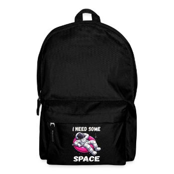 Ich brauche etwas Freiraum - Entspannter Astronaut - Rucksack - Schwarz - Vorne