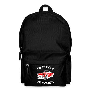 Je ne suis pas vieux, je suis un classique - Sac à dos - noir - Devant