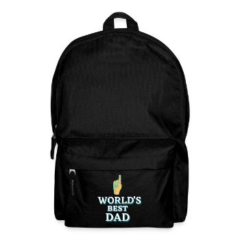 The best dad in the world - Backpack - black - Front