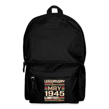 Mai 1945 Mai - Jubilé Mai 1945 - Sac à dos - noir - Devant