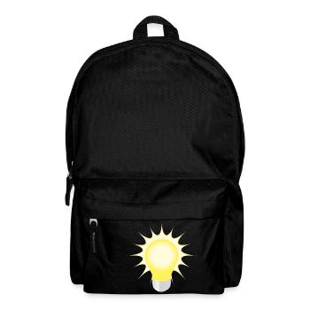 light bulb - Backpack - black - Front
