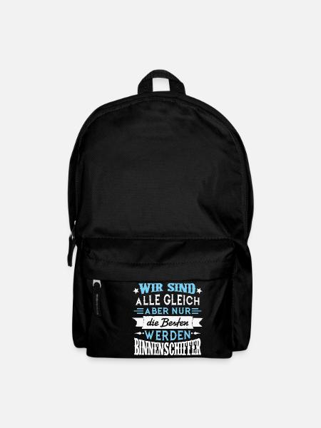 Aber nur die Besten werden BINNENSCHIFFER - Rucksack - Schwarz