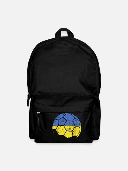 Ukraine Soccer Ball Fußball - Rucksack - Schwarz