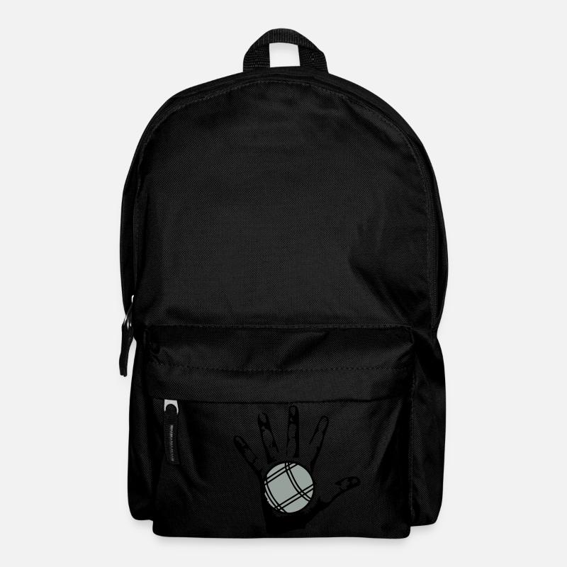 Petanque Ball Hand hand1 - Rucksack - Schwarz