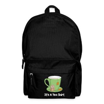 Tea Time It's A Tea Shirt - Backpack - black - Front