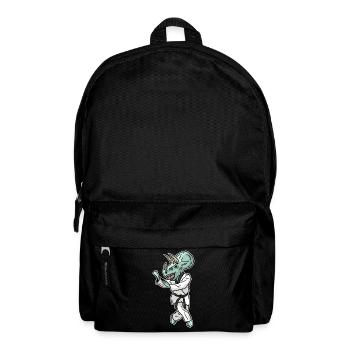 Triceratops Taekwondo Dinosaurier Karate Geschenk - Rucksack - Schwarz - Vorne
