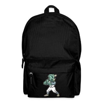 Triceratops Baseball Dinosaurier Sport Geschenk - Rucksack - Schwarz - Vorne