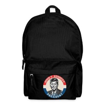 Kennedy für den Präsidenten - Rucksack - Schwarz - Vorne