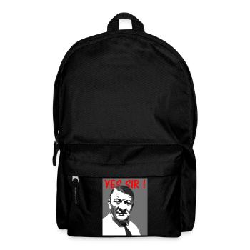 Ja, mein Herr! Onkel - Rucksack - Schwarz - Vorne