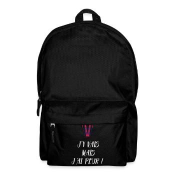 J'y vais mais j'ai peur ! Les Bronzés font du ski - Sac à dos - noir - Devant