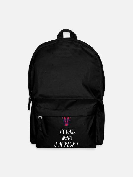 J'y vais mais j'ai peur ! Les Bronzés font du ski - Sac à dos - noir
