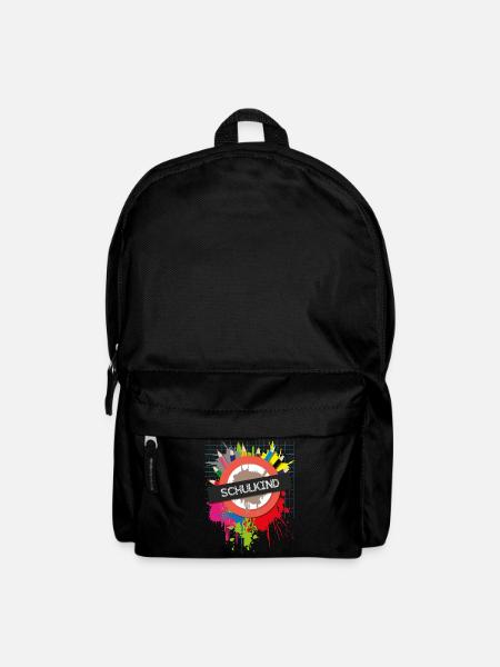 Schulkind Schulanfang Geschenk - Rucksack - Schwarz