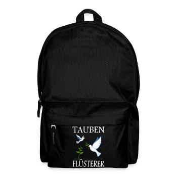 Tauben Flüsterer - Rucksack - Schwarz - Vorne