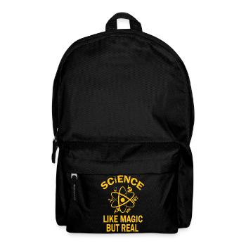 Wissenschaft wie Magie aber echte Retro-Wissenschaftslehrer - Rucksack - Schwarz - Vorne