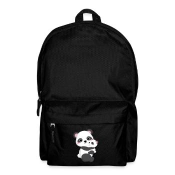 Mommy and I Cute Panda with Mom Gift - Backpack - black - Front
