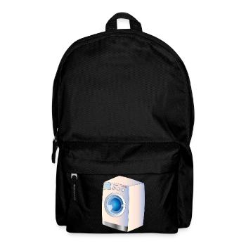 Washing machine in comic style for fresh ideas - Backpack - black - Front