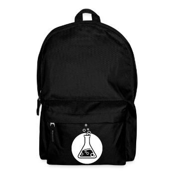 Scientist Chemistry Symbol Erlenmeyer flask - Backpack - black - Front
